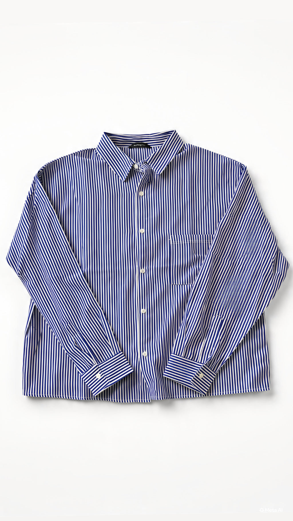 CAMICIA STRIPED — BLUE/PINK