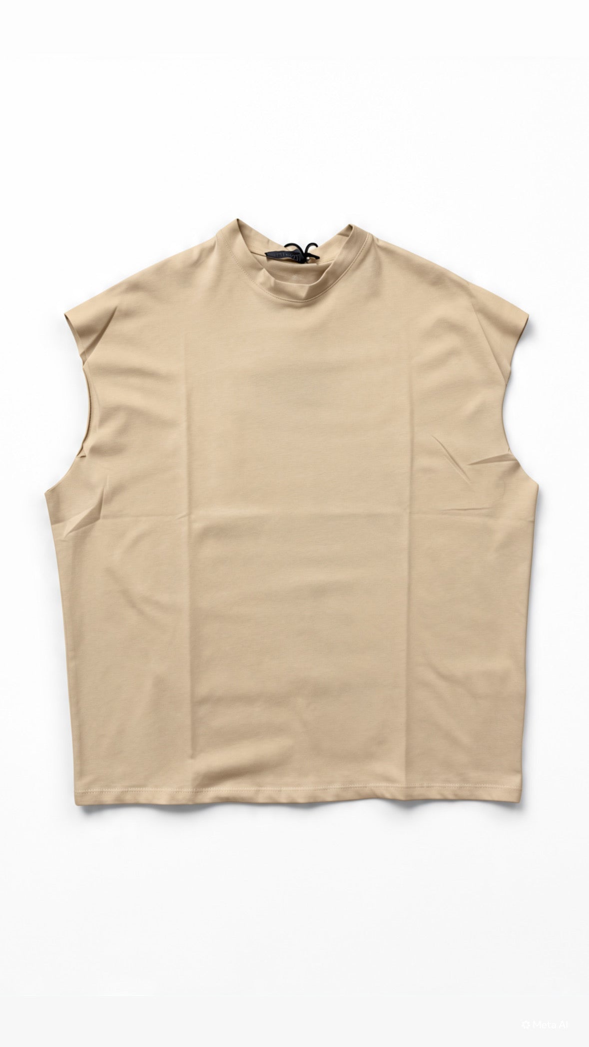 Canotta Oversize Minimal in Puro Cotone